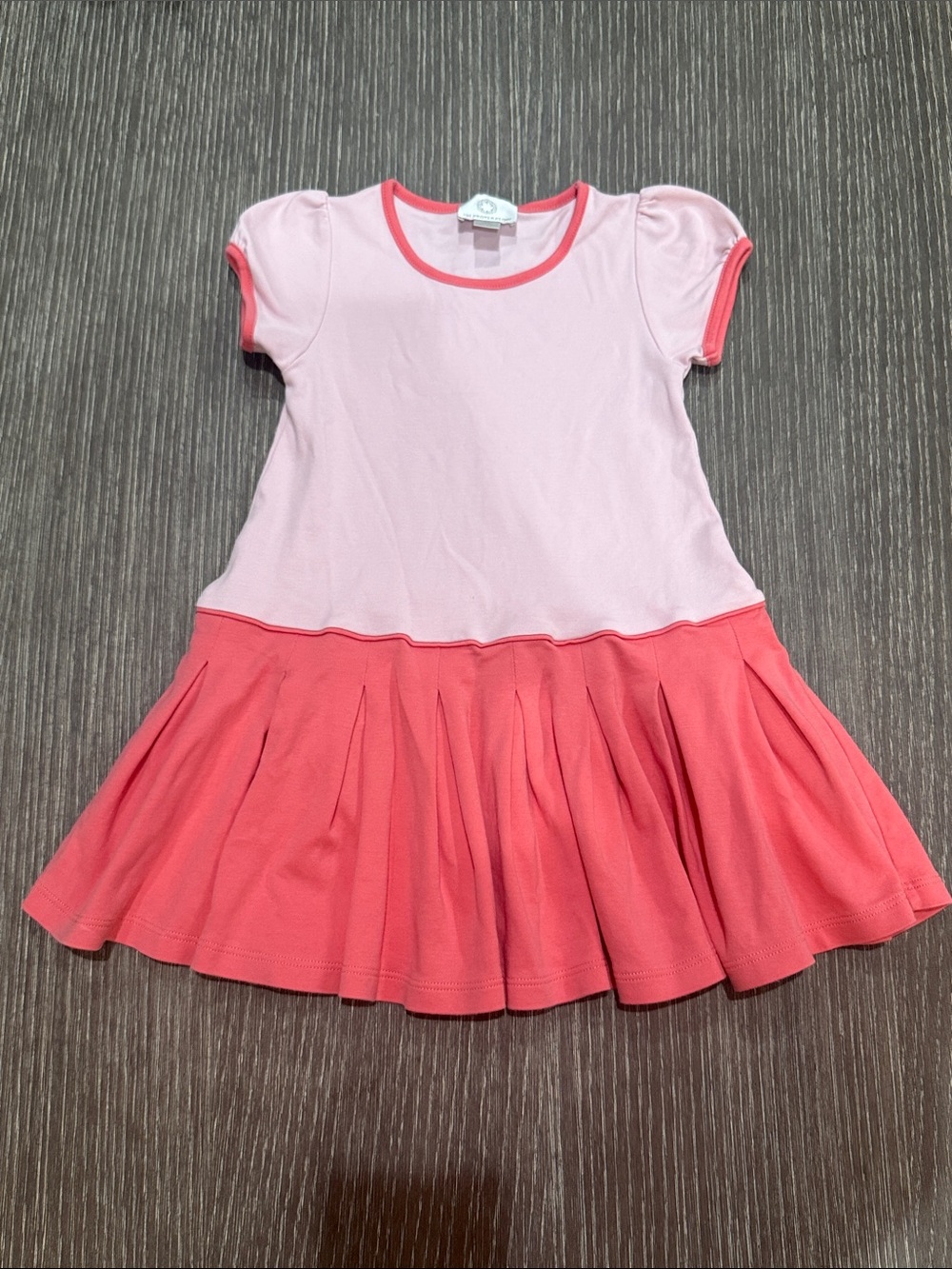 Like new Size 4T The Proper Peony Girls Pink Two-Tone Knit Dress